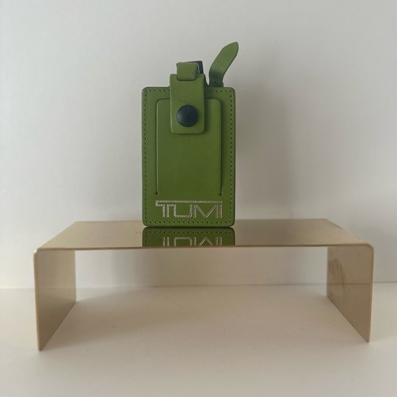 PENDING: Y2K Green Tumi Luggage Tag, Lock, comes with original manual - Picture 8 of 10